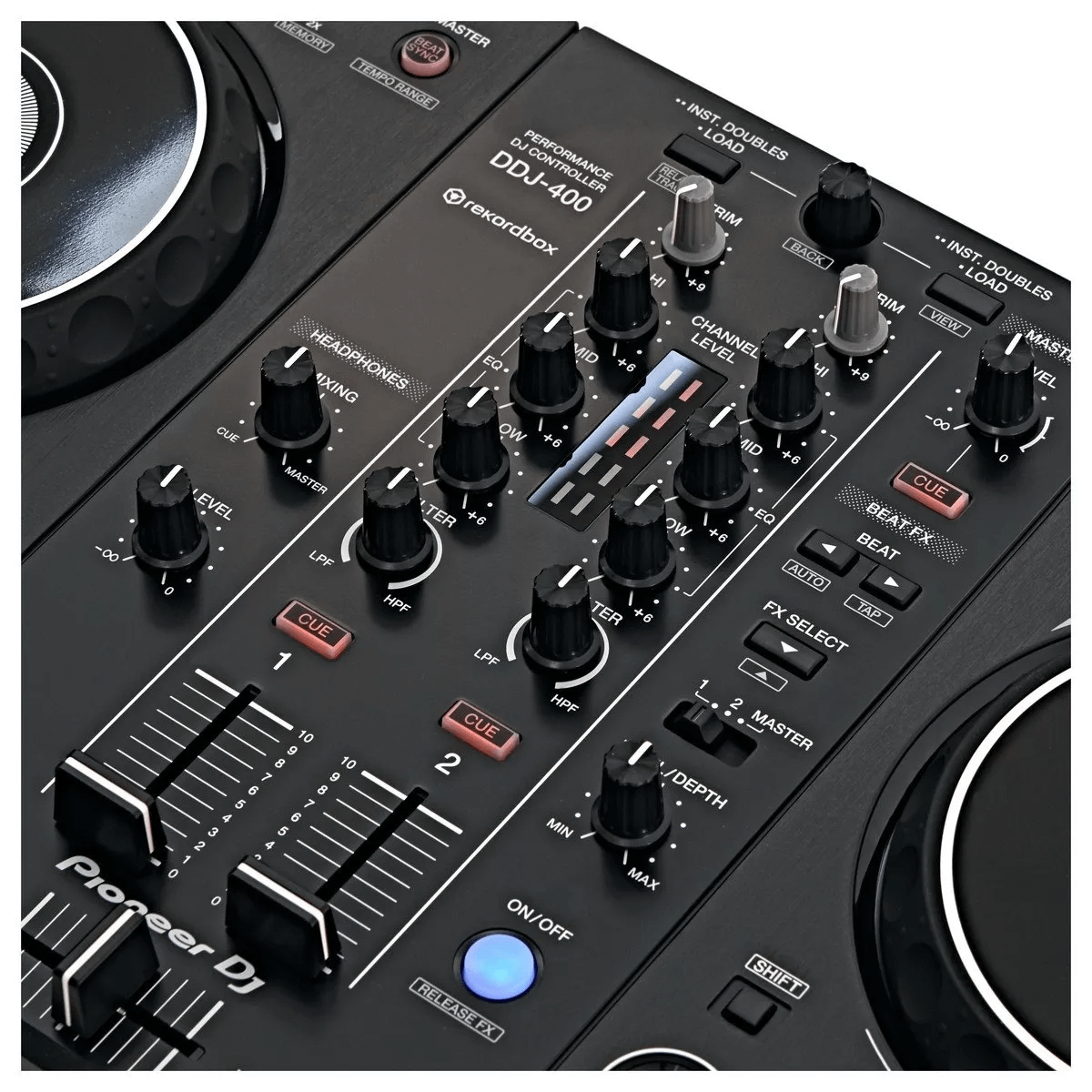 Controladora Pioneer DJ DDJ-400 Rekordbox 2 Canais – Telesom ProAudio